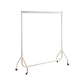 Kleiderständer 2er Set weiß matt 150 cm BxHxT 150x156x52 cm