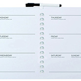 Wochenplantafel 28x40 cm Marker