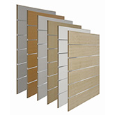 Lamellenwand MDF 152.6 blank