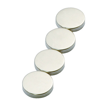 10er-Set starker Magnete 30 mm jeweils 4 Stück in Silber